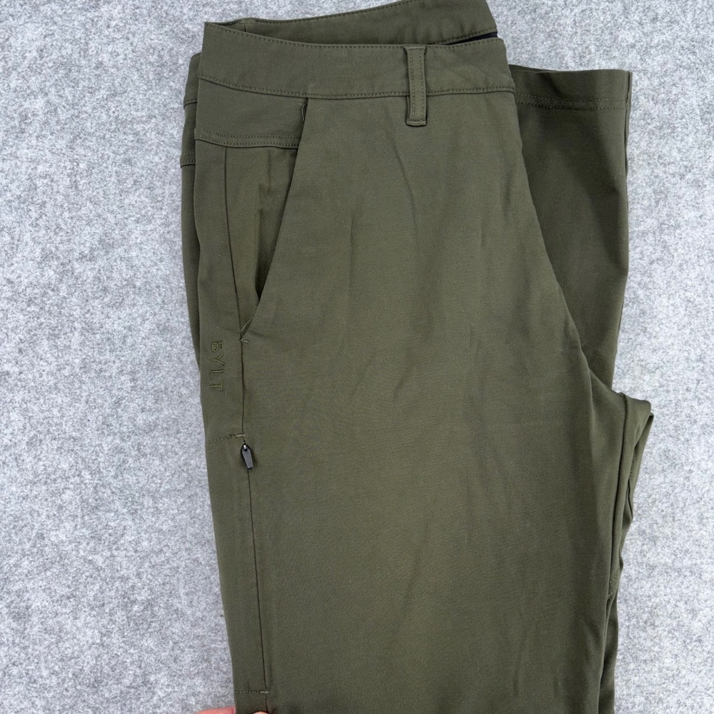 BYLT Premium Basics Everyday Pant 2.0 Olive Green XL Mens Performance Trousers